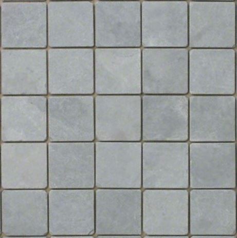 Montauk Blue Slate Tumbled Mosaic - 2" x 2" x 3/8"