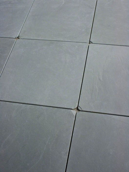 Montauk Blue Slate Tumbled Tile - 4" x 12" x 3/8"