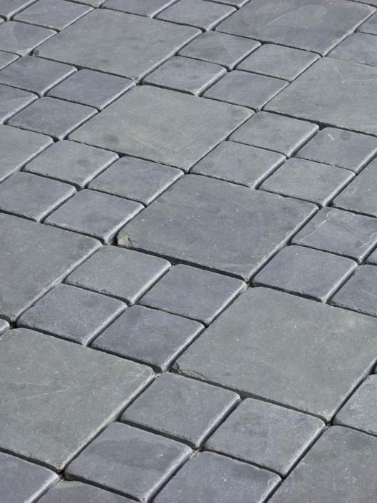Montauk Blue Slate Tumbled Tile