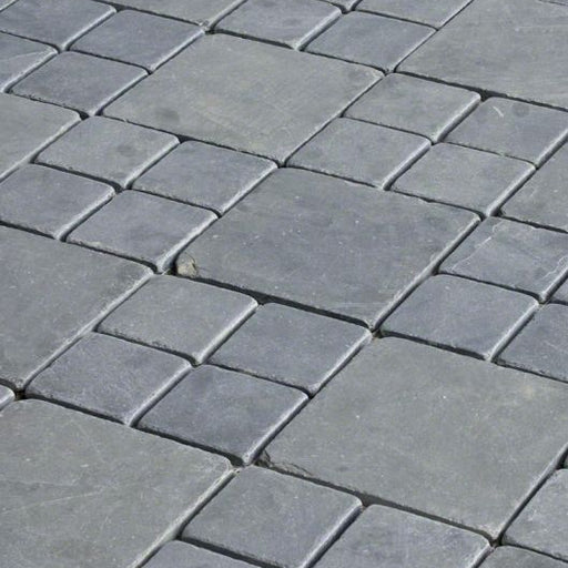 Montauk Blue Slate Tumbled Tile