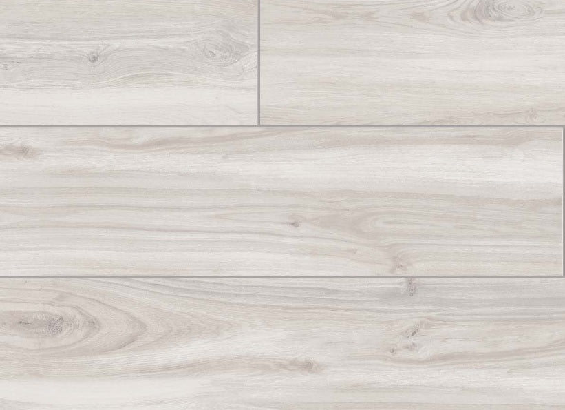 Full Tile Sample - Eluvio Alabaster Porcelain Tile - 6" x 36" x 10 MM Matte