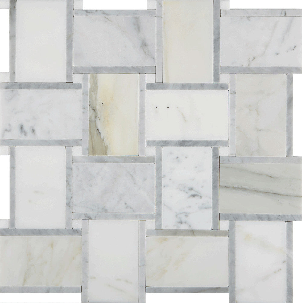 Arizona Tile Grigio Polished Marble Mosaic | Lowest Price — Stone ...