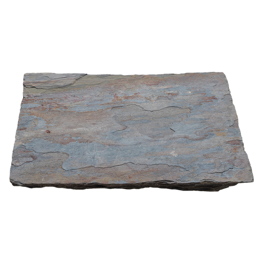 Multi Color Classic Square Natural Cleft Slate Stepping Stone - 18" x 18" x +/- 1 1/2"