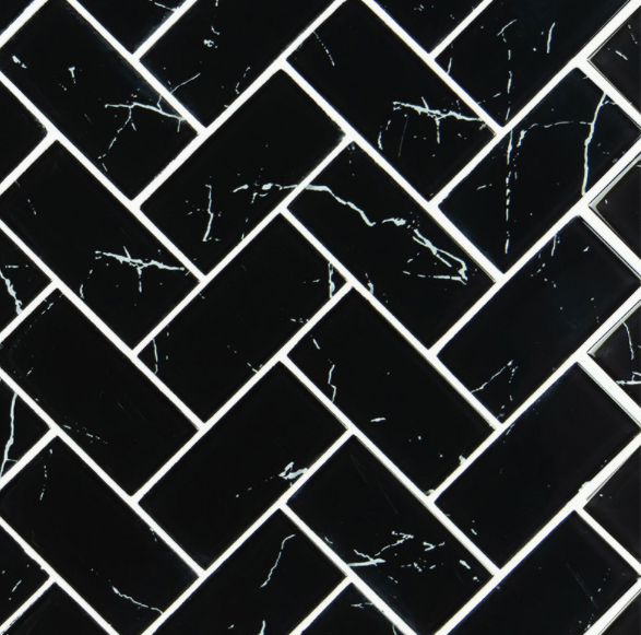 Nero Marquina SMOT-GLS-NERMAR2X4HB