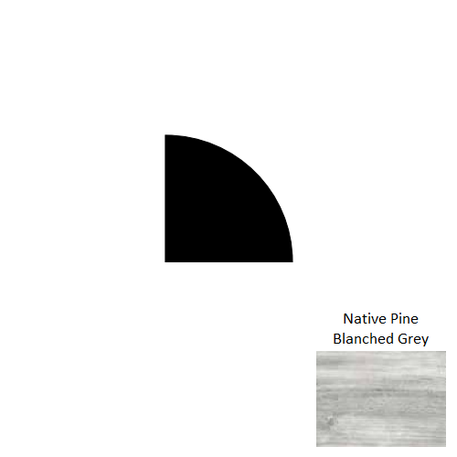 Tarkett Johnsonite MF6 Native Pine Blanched Grey Masquerade Quarter Round — Stone & Tile Shoppe