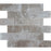 Full Sheet Sample - Revere Natural Deco Linear Glass Mosaic - 2" x 6" Glossy & Matte