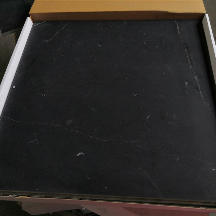 Nero Marquina Marble Tile - 18" x 18" Honed