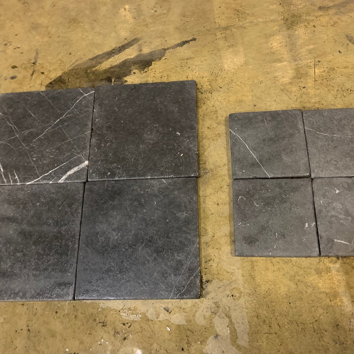Nero Marquina Tumbled Marble Tile 
