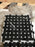 Nero Marquina Marble Mosaic - Basket Weave with White Dots Honed