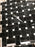 Basket Weave with White Dots Nero Marquina Marble Mosaic