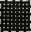 Nero Marquina Marble Mosaic - Basket Weave with White Dots
