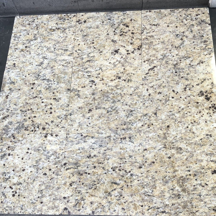New Venetian Gold Polished Granite Tile - 12" x 12" x 3/8"