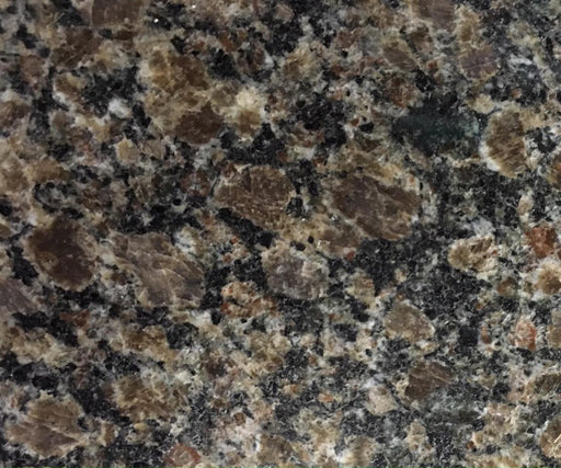 Newton Brown Granite Polished Tile - 12" x 12" x 3/8"
