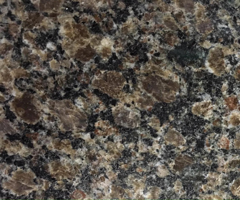 Newton Brown Granite Polished Tile - 12" x 12" x 3/8"