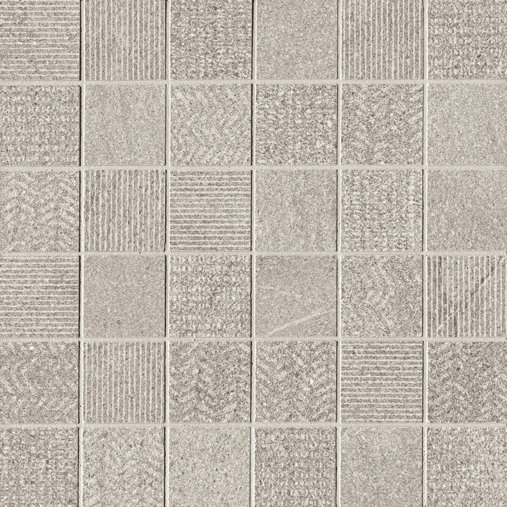 Happy Floors Nextone Grey Natural Porcelain Mosaic Lowest Price