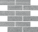 Full Sheet Sample - Adrock Nickel Staggered Porcelain Mosaic - 2" x 6" x 8 MM Matte