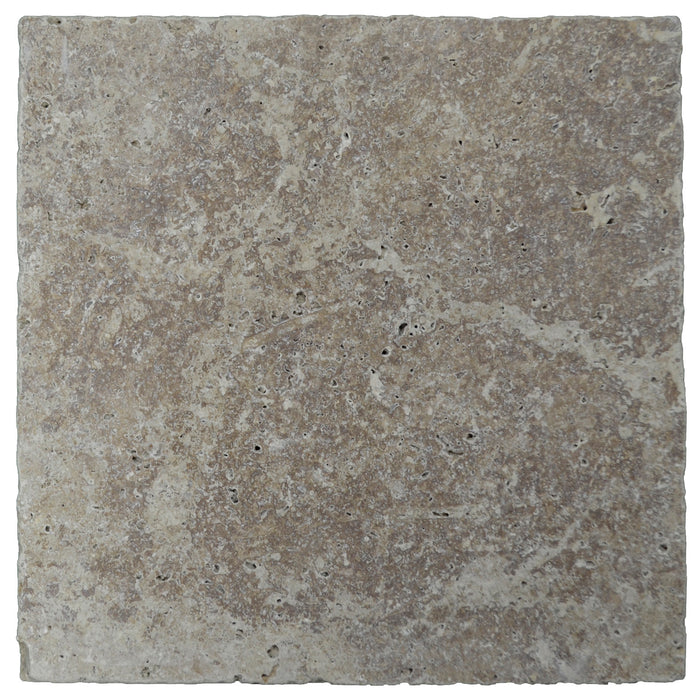 Noche Tumbled Travertine Paver - 12" x 12" x 1 1/4"