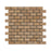 Noche Travertine Mosaic - 1" x 2" Brick Tumbled