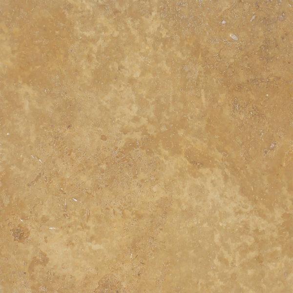 Full Tile Sample - Noche Cross Cut Travertine Tile - 18 x 18 x 1/2" Filled & Honed