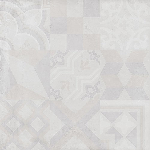 Alive Moderne Light Deco Porcelain Tile - 24" x 24" x 3/8" Matte 