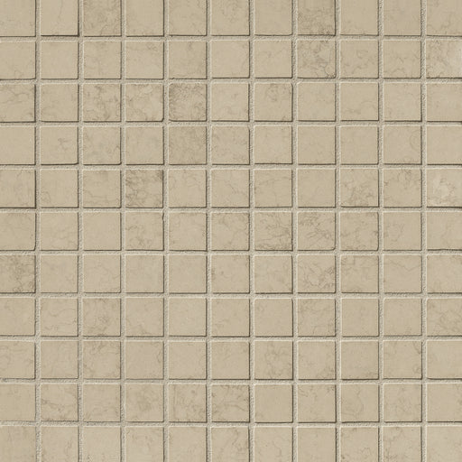 Nova Gray Limestone Mosaic - 1" x 1" Honed