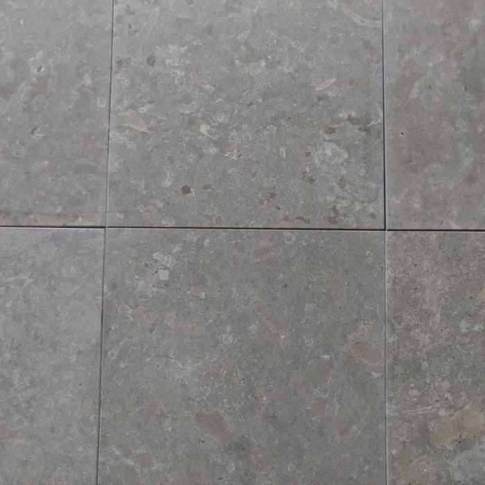 Nova Blue (Azul Lagos) Limestone Tile - 16" x 16" Honed