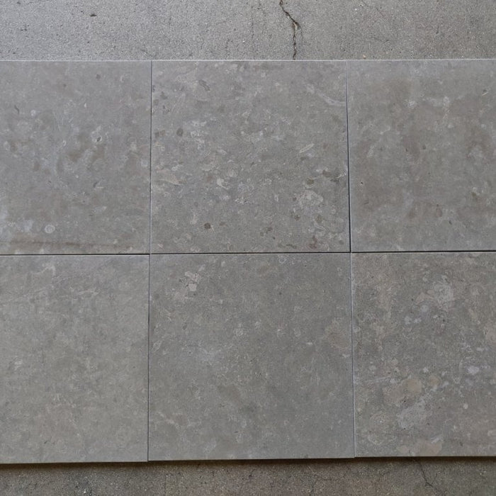 Nova Blue (Azul Lagos) Limestone Tile - 12" x 12" Honed