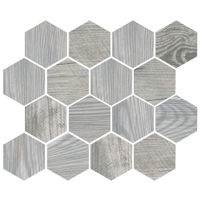 Oregon Grey Wood OREGON-GREY-WOOD-HEXAGON