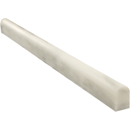 Oriental White Marble Liner - 1/2" x 12" Pencil
