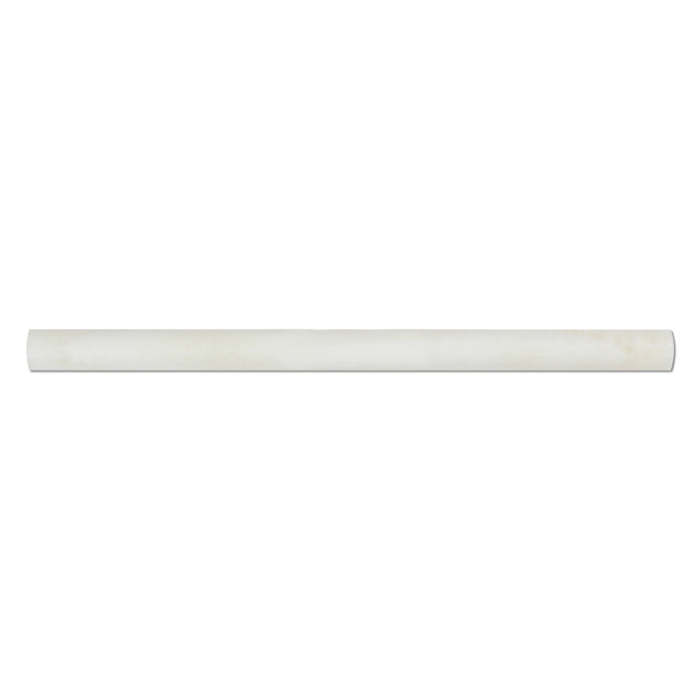 White Onyx Liner - 3/4" x 12" Bullnose Polished