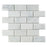 Oriental White Marble Mosaic - 2" x 4" Beveled Brick Polished