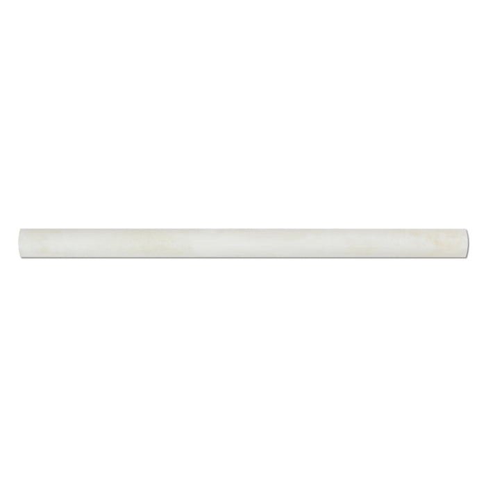 White Vein Cut Onyx Liner - 3/4" x 12" Bullnose Polished