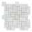 Oriental White Marble Mosaic - Mini Versailles Pattern Polished