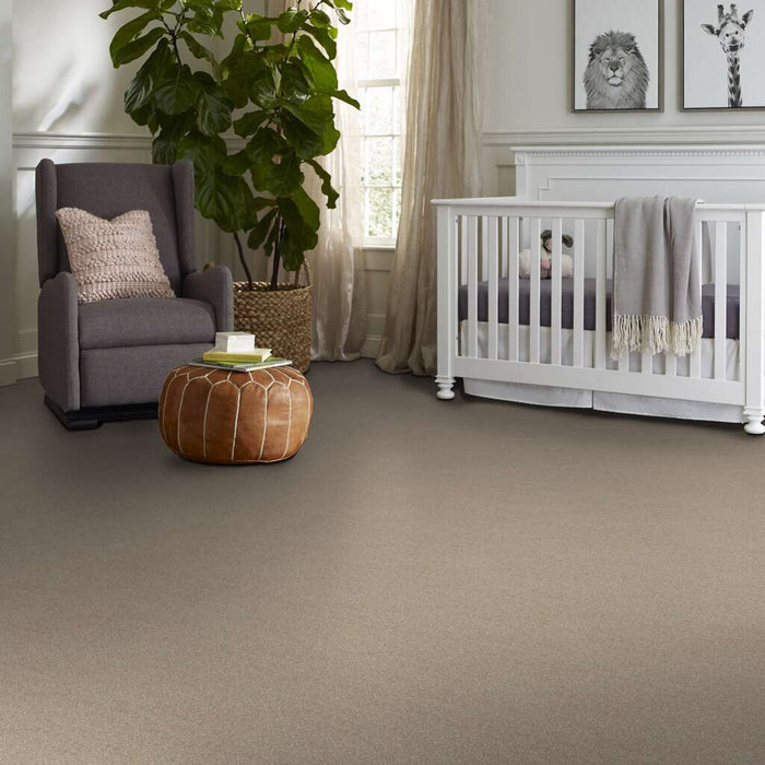 Shaw Floor Studio Home News III 15' Oatmeal 00104 Textured Polyester