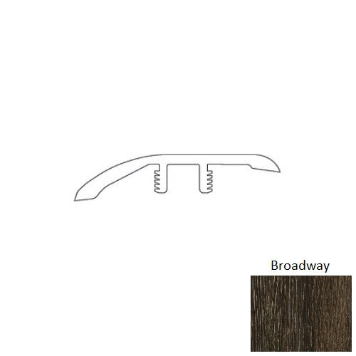 Shaw 00740 Broadway ScufResist Omni Trim With Molding Track — Stone
