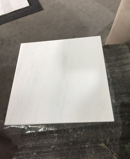Oriental White Marble Tile - 6" x 6" x 3/8" Honed
