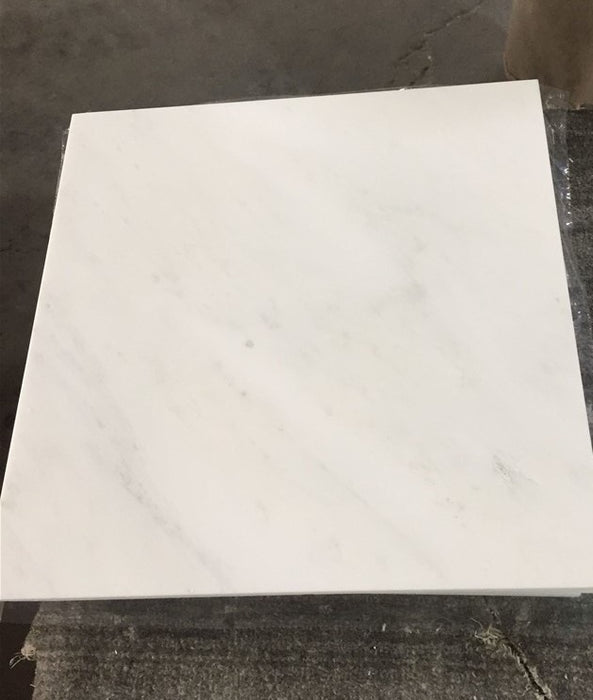 Oriental White Marble Tile - 6" x 6" x 3/8" Honed