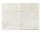 Full Tile Sample - Oriental White Marble Tile - 3" x 6" x 3/8" Tumbled