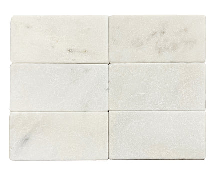 Oriental White Marble Tile - Tumbled