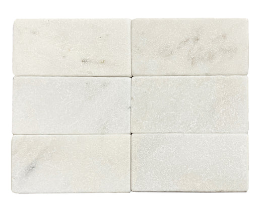 Oriental White Marble Tile - Tumbled