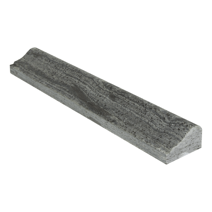 Ostrich Gray Slate Liner - 2" x 12" F5 Chair Rail Honed