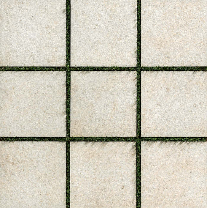 Full Paver Sample - Outdoor Earth Moon White Porcelain Paver - 24" x 24" x 20 MM Matte