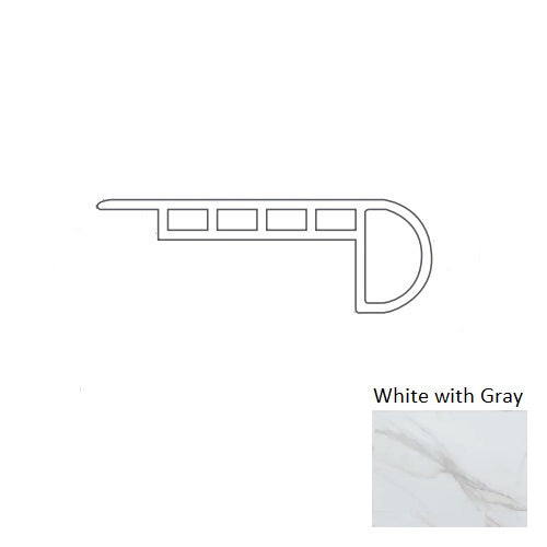 Adura Max Rectangles (MAR) Legacy White with Gray MAR120