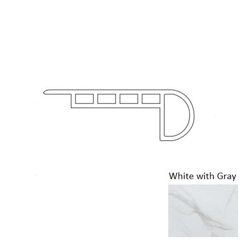 Adura Rigid Rectangle (PR1) Legacy White with Gray RGR120