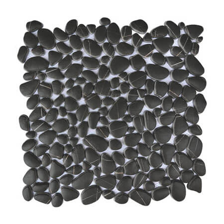 Happy Floors Endura Sahara Noir Natural Glass Mosaic | Lowest