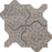 Full Sheet Sample - Skalini Line Pantheon Nuovo Grey Natural Stone Mosaic - 6.5" x 6.5"