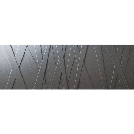 3D Ridges Steel Grey PORCEL-PRIDGESTG