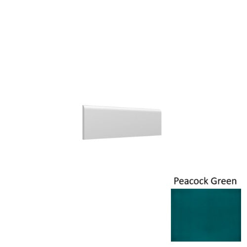 Roca Joy Peacock Green Glossy Ceramic Bullnose | Lowest Price — Stone ...