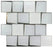 Pearl White  Glass Mosaic - Deco