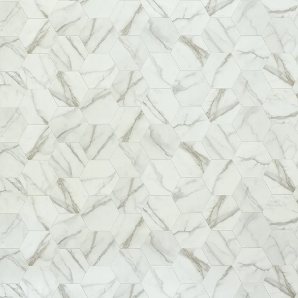 Mannington Silver Carrara 80471 Pearl Resilient Luxury Sheet Vinyl ...